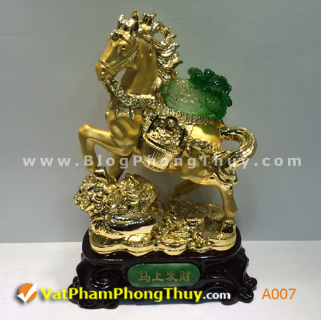 nguaphongthuyA007 Tượng Ngựa Phong Thủy   món quà biếu Sếp số 1 giúp mã đáo thành công