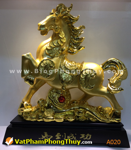 nguaphongthuyA020 Tượng Ngựa Phong Thủy   món quà biếu Sếp số 1 giúp mã đáo thành công