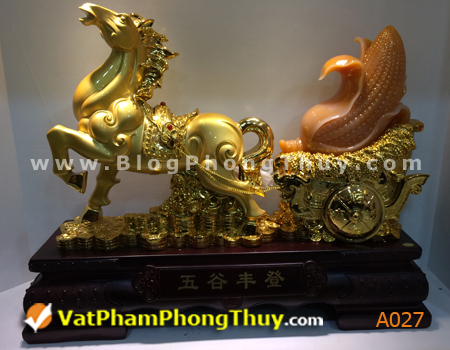 nguaphongthuyA027 Tượng Ngựa Phong Thủy   món quà biếu Sếp số 1 giúp mã đáo thành công