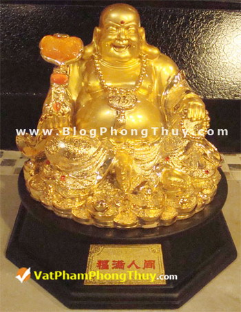 phat di lac vang bot da 06 Đức Phật Di Lặc   truyền thuyết, biểu tượng phong thủy và tín ngưỡng