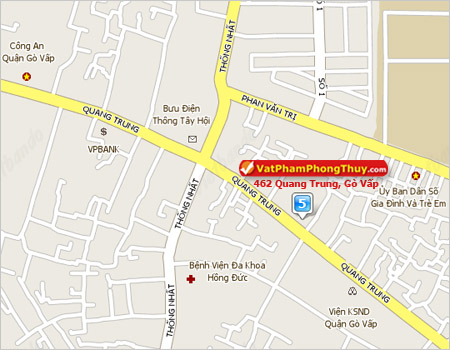 Bản đồ cửa hàng Vật Phẩm Phong Thủy số 5