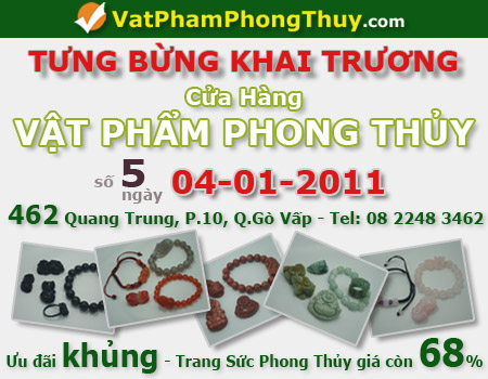 khai truong 5 Hệ thống Cửa hàng Vật Phẩm Phong Thủy khai trương cửa hàng số 5   VatPhamPhongThuy.com