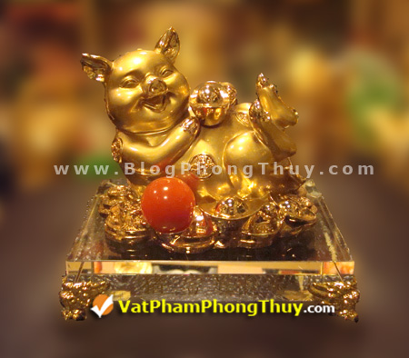 heo phu tuc tuong lac b100 Heo Phong Thủy (Lợn Phong Thủy), biểu tượng của may mắn và thịnh vượng