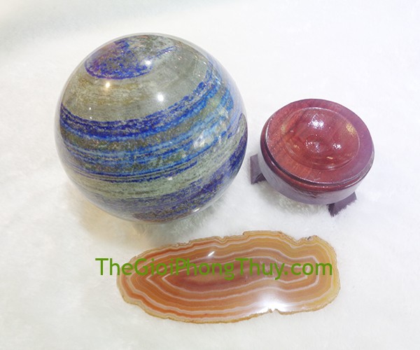 Quả Cầu Đá Thanh Kim tăng trí tuệ, may mắn 