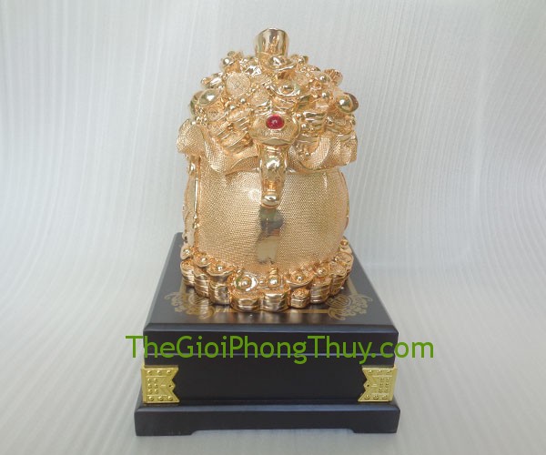 Túi tiền vàng lớn mang lại may mắn, tiền tài 