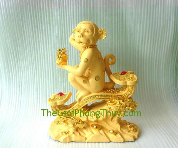 Khỉ trên như ý thái sơn – công việc suông sẻ, như ý 