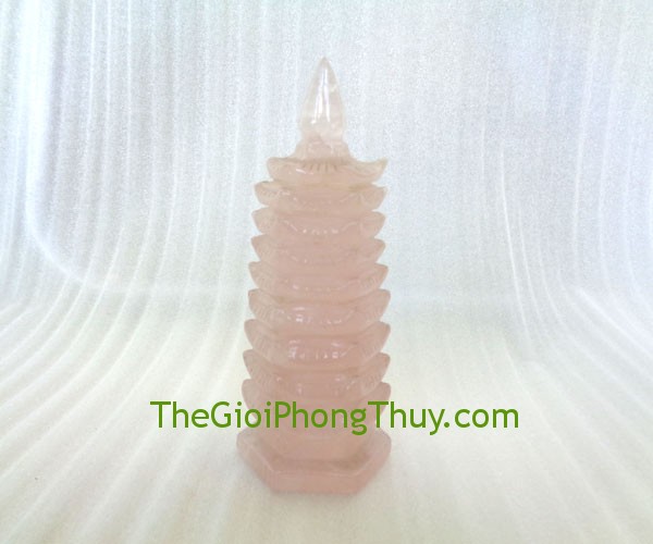 Tháp văn xương thạch anh hồng tăng trí tuệ, trợ sự nghiệp