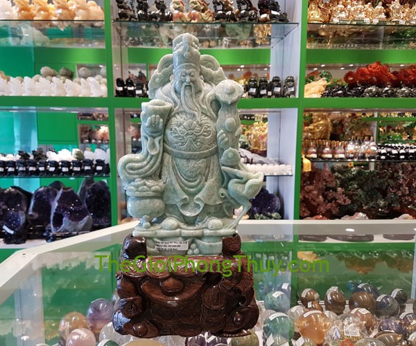 Tượng thần tài Ngọc Phỉ Thúy mang lại bình an, tài lộc 