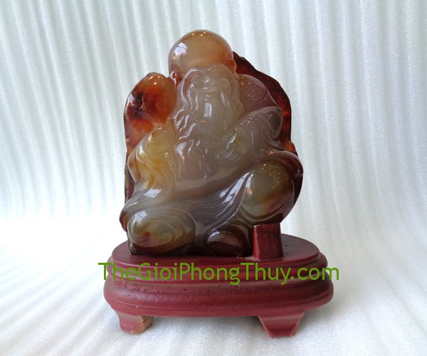 Ông Thọ Ôm Gậy Như Ý Ngọc Tủy mang lại bình an, trường thọ 