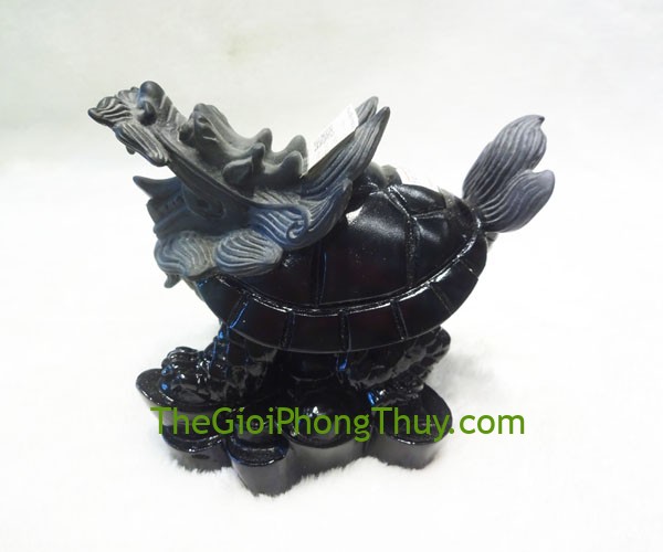 Rùa đầu rồng đá Hắc Ngà tăng sức khỏe, trừ tam sát 