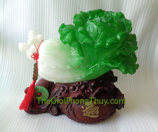 Bắp cải lớn , xâu tiền giúp kinh doanh phát đạt 