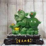 ln003-vua-heo-xanh-nen-vang-2