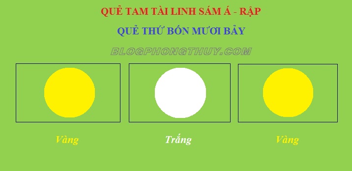 QUẺ THỨ BỐN MƯƠI BẢY