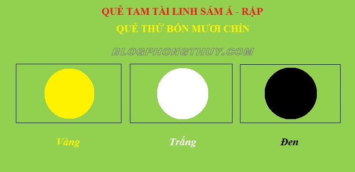 QUẺ THỨ BỐN MƯƠI CHÍN