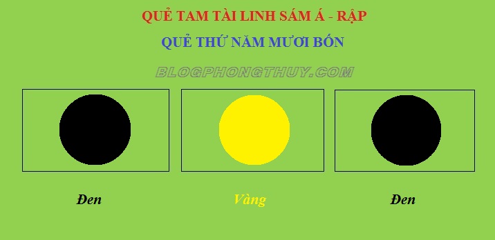 QUẺ THỨ NĂM MƯƠI BỐN