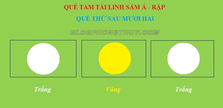 QUẺ THỨ SÁU MƯƠI HAI