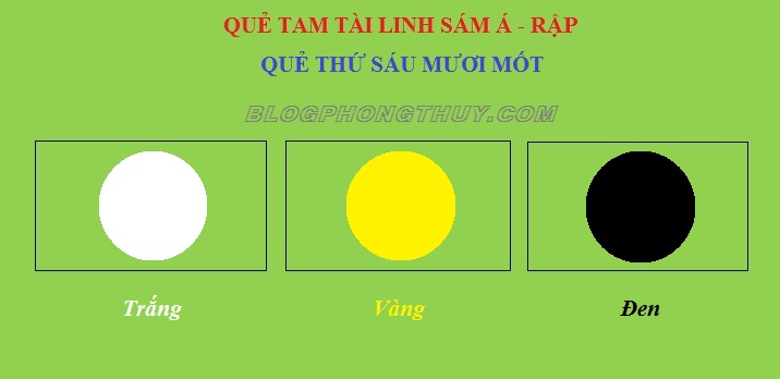 QUẺ THỨ SÁU MƯƠI MỐT